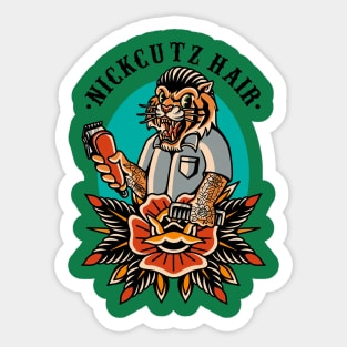 Nickcutz Hair Barbershop Sticker